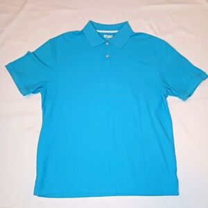 Joseph & Feiss Bright Blue Short Sleeve Polo Shirt.